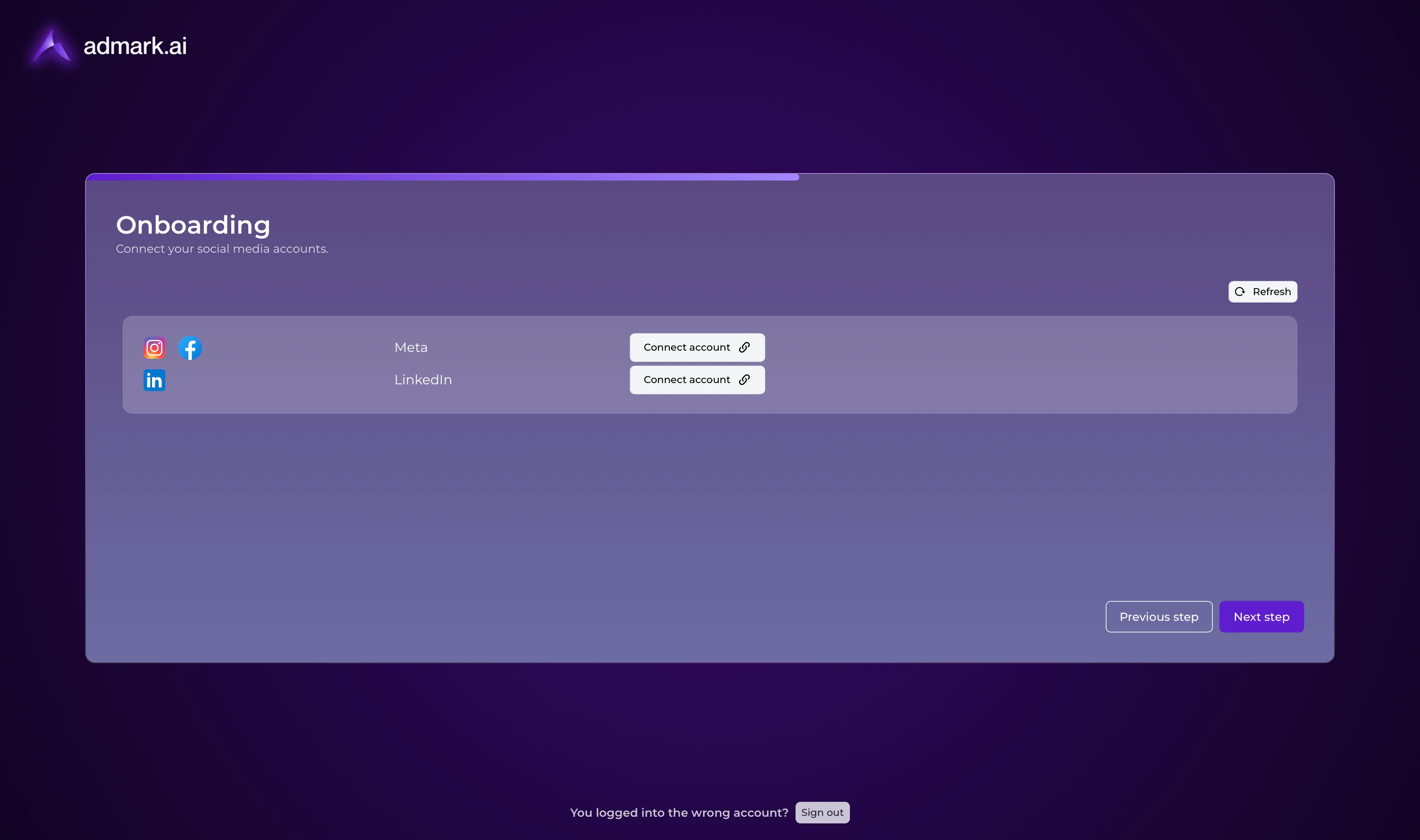 Connecting social media accounts